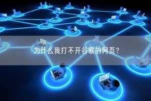 为什么我打不开谷歌的网页？